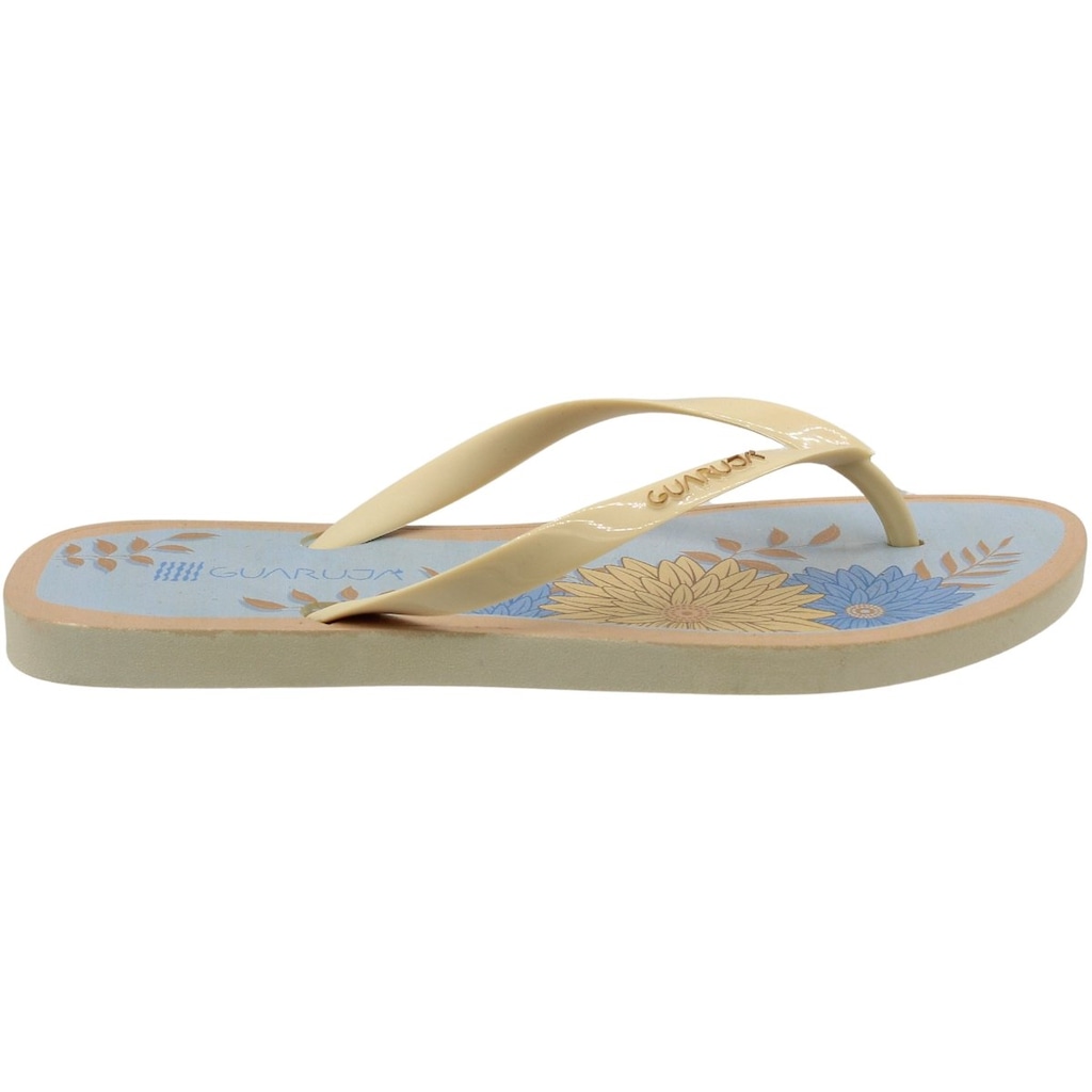 Imagem 2 do produto Chinelo Guarujá Florido Tira Fina Feminino