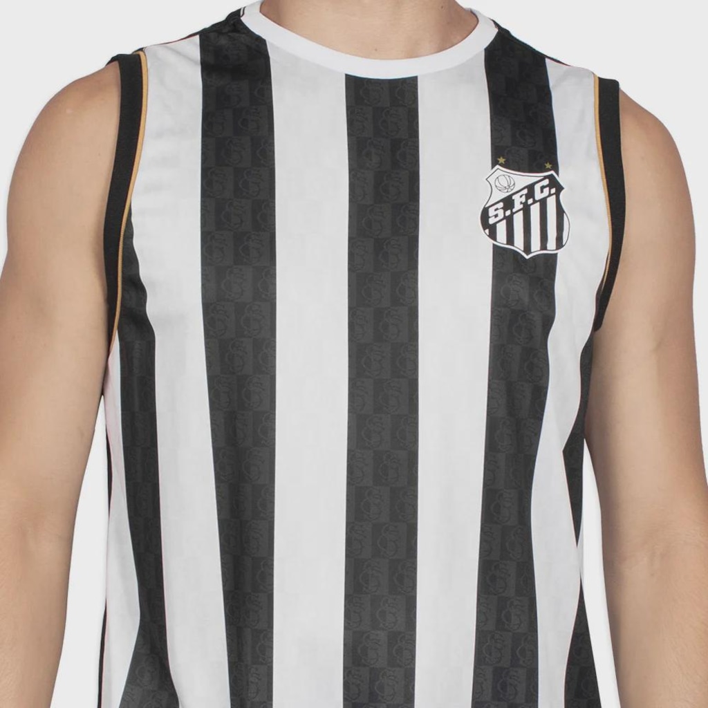 Imagem 4 do produto Camiseta Regata Masculina Santos Division Braziline