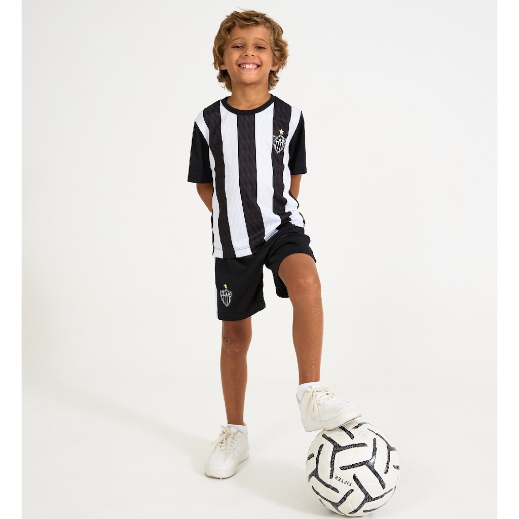 Imagem 2 do produto Conjunto Atlético Mineiro Mini Craque Galo Braziline Infantil