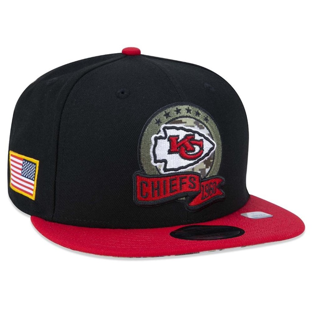 Imagem 3 do produto Boné Masculino New Era 950 Kansas City Chiefs NFL Salute to Service 22