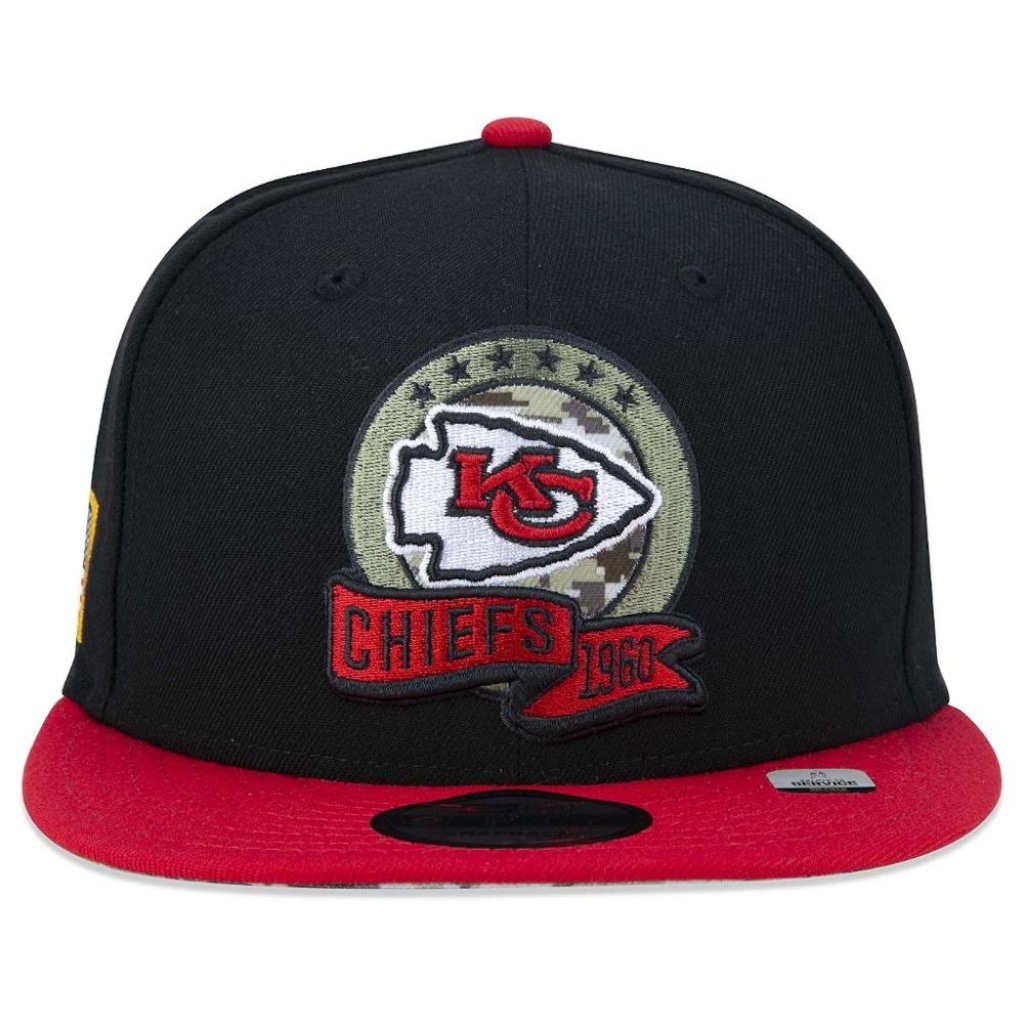 Imagem 4 do produto Boné Masculino New Era 950 Kansas City Chiefs NFL Salute to Service 22