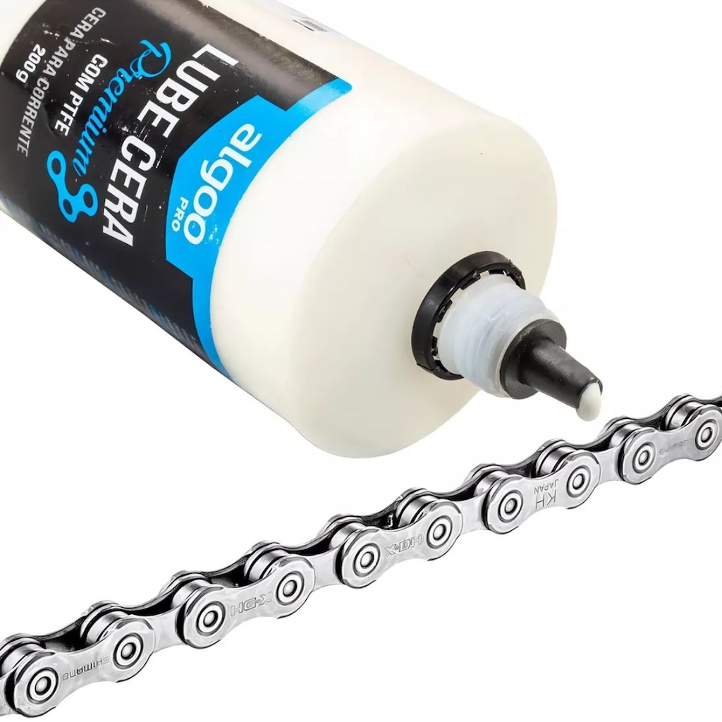 Imagem 2 do produto Kit de 3 Óleos Lubrificantes Cera Corrente Bike Algoo Premium 200 ml