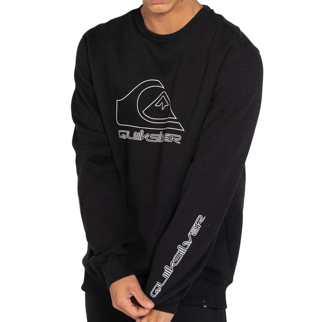 Imagem 3 do produto Blusão de Moletom Masculino Quiksilver Careca New Tour PS