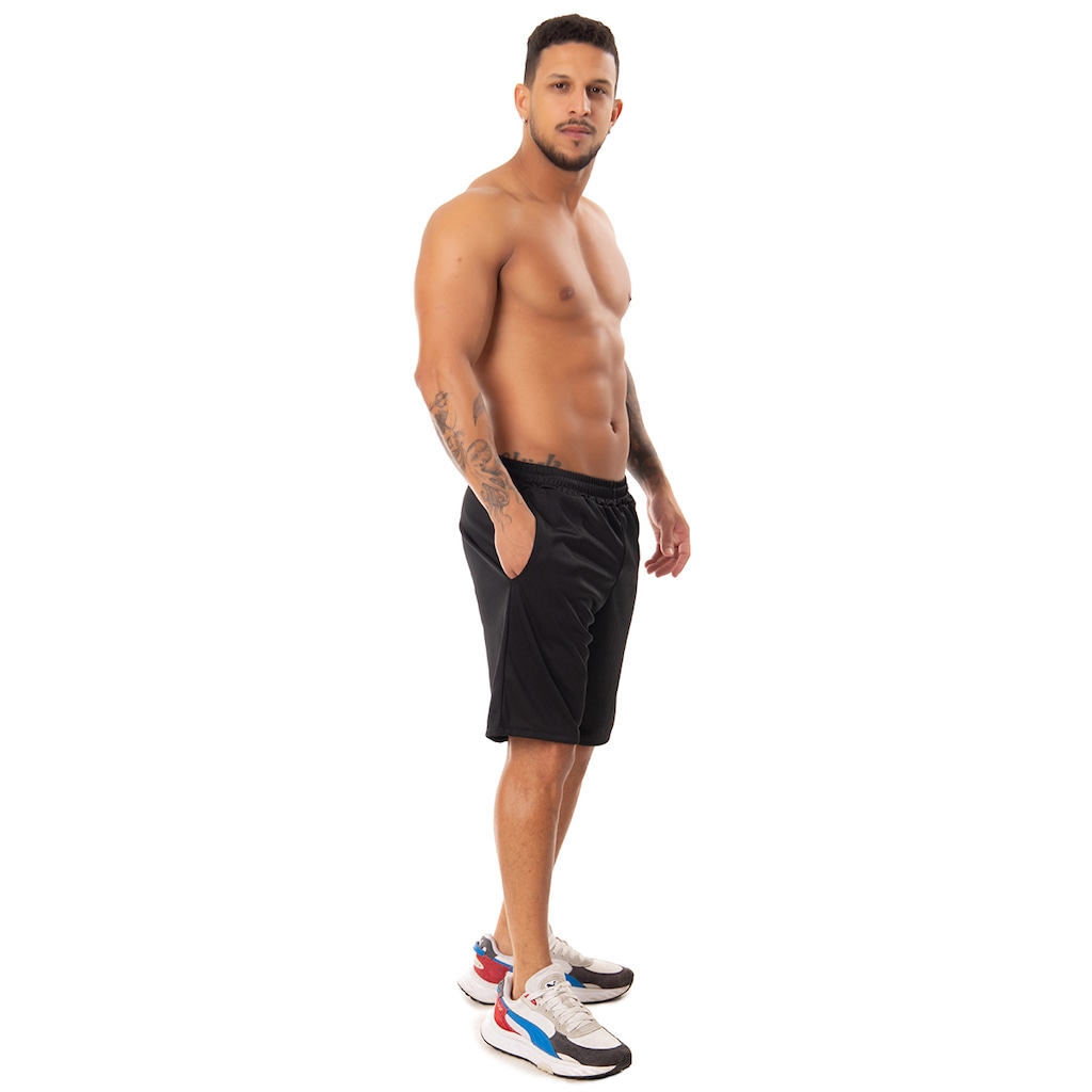 Imagem 2 do produto Bermuda Helanca Esportiva Fristyle Academia Com Bolso Masculina