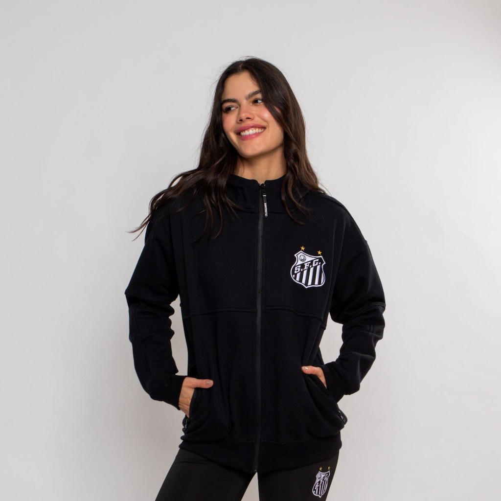 Imagem 4 do produto Agasalho de Moletom Surf Center com Zíper Santos Feminino