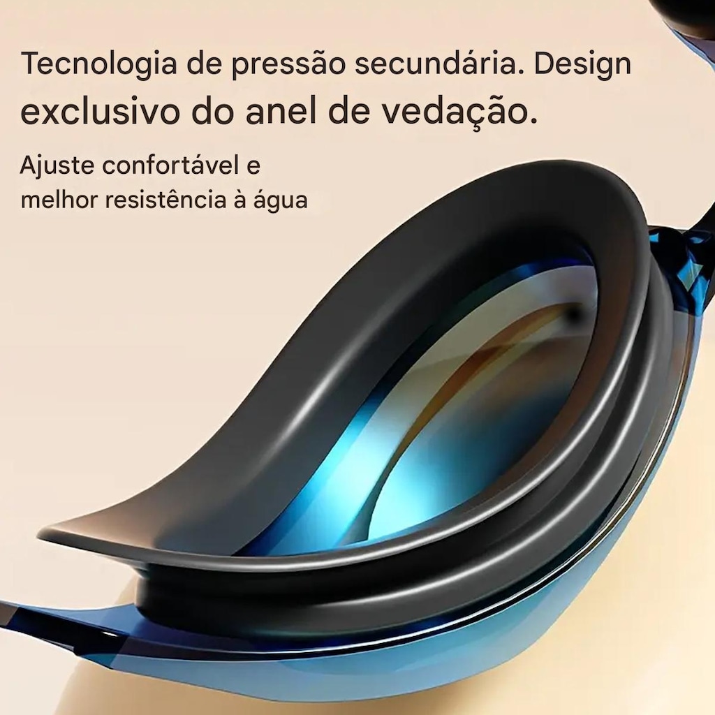 Imagem 3 do produto Óculos de Natação Adulto Gold Sports Fire Pro Performance 9.0