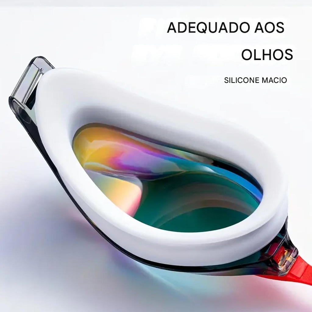 Imagem 4 do produto Óculos de Natação Adulto Gold Sports Fire Pro Performance 9.0