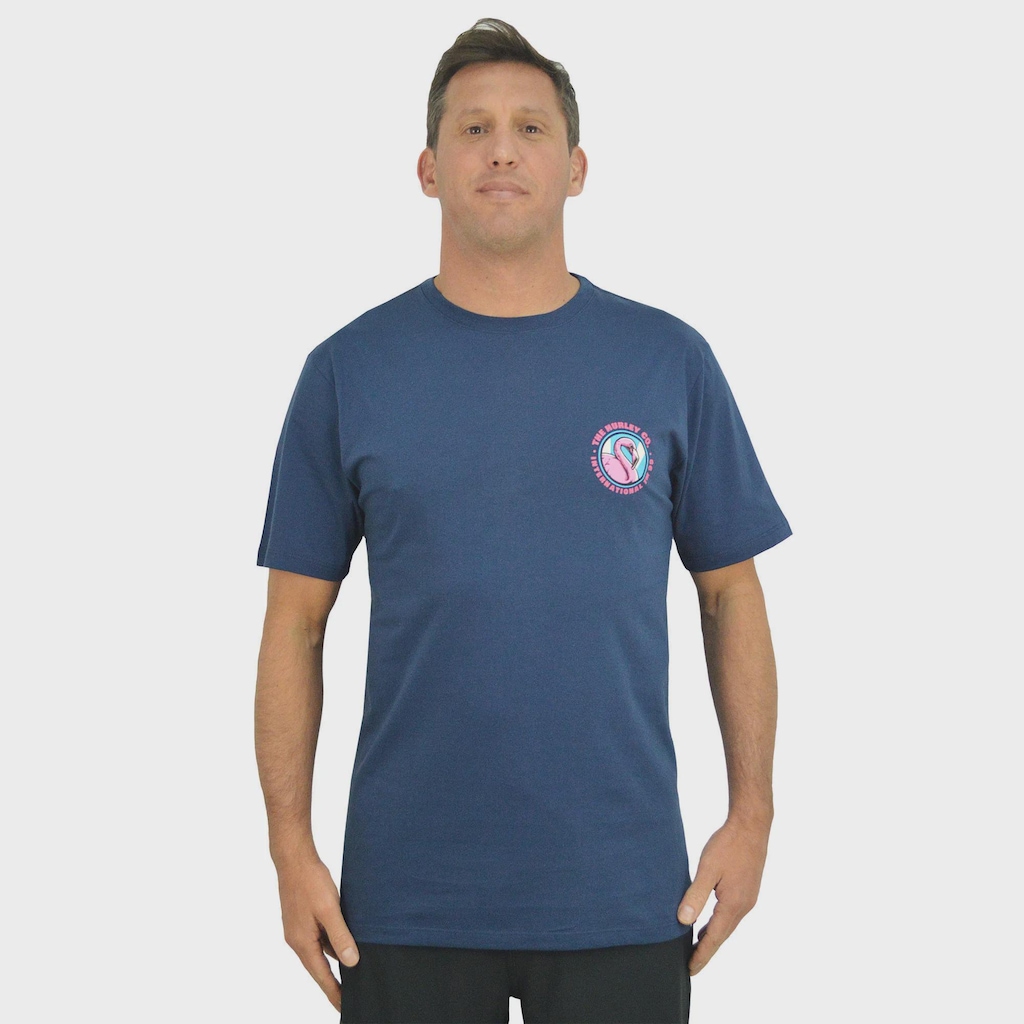 Imagem 4 do produto Camiseta Masculina Hurley Flamingo Navy
