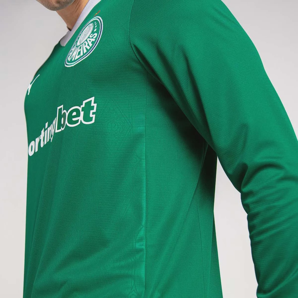 Imagem 3 do produto Camisa Palmeiras I 25/26 Puma Manga Longa Masculino