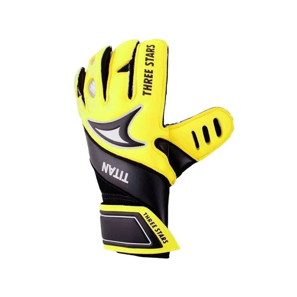 Imagem 2 do produto Luva de Goleiro de Futebol de Campo Three Stars Titan 42