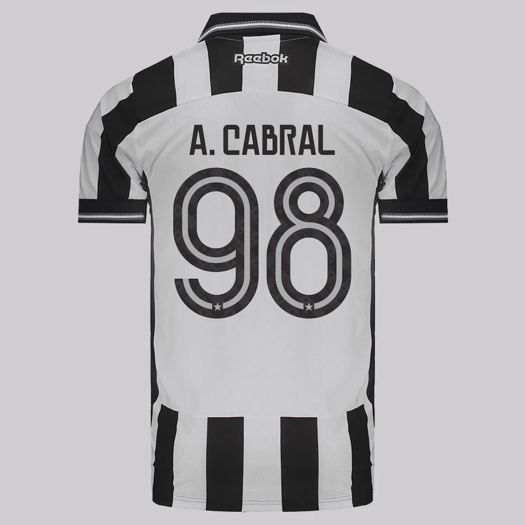 Imagem 2 do produto Camisa do Botafogo Reebok I 2025 98 A. Cabral Masculina