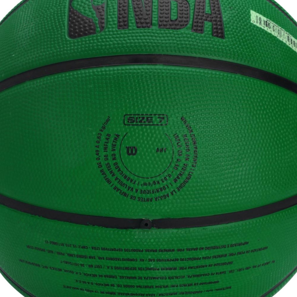 Imagem 4 do produto Bola De Basquete Wilson NBA Team Tribute Boston Celtics