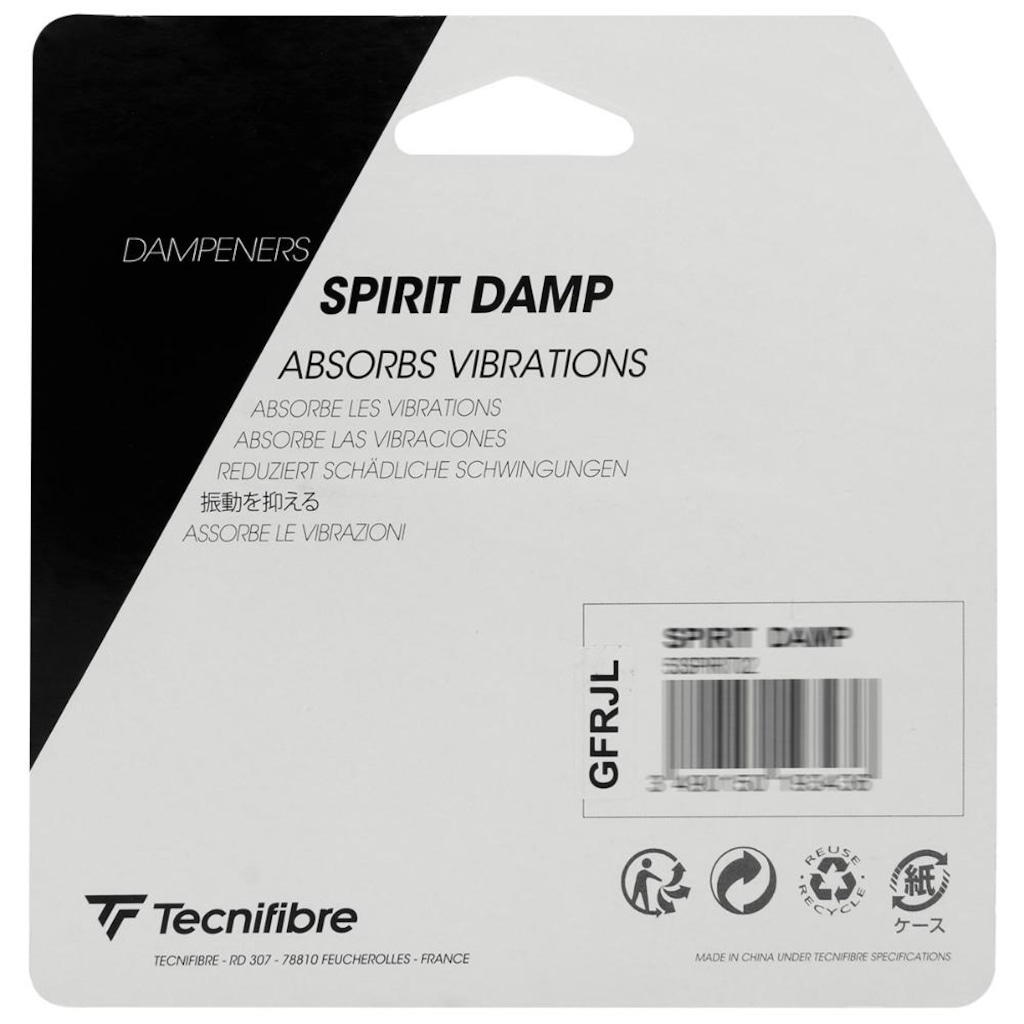 Imagem 3 do produto Antivibrador Tecnifibre Spirit Never Give Up Com 02 Unidades
