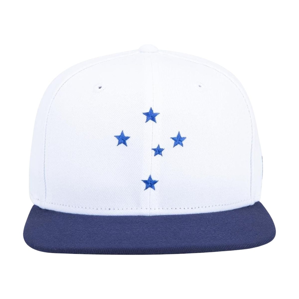 Imagem 3 do produto Boné Cruzeiro Vintage New Era Branco Aba Reta Futebol 9Fifty
