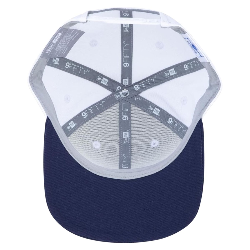 Imagem 5 do produto Boné Cruzeiro Vintage New Era Branco Aba Reta Futebol 9Fifty