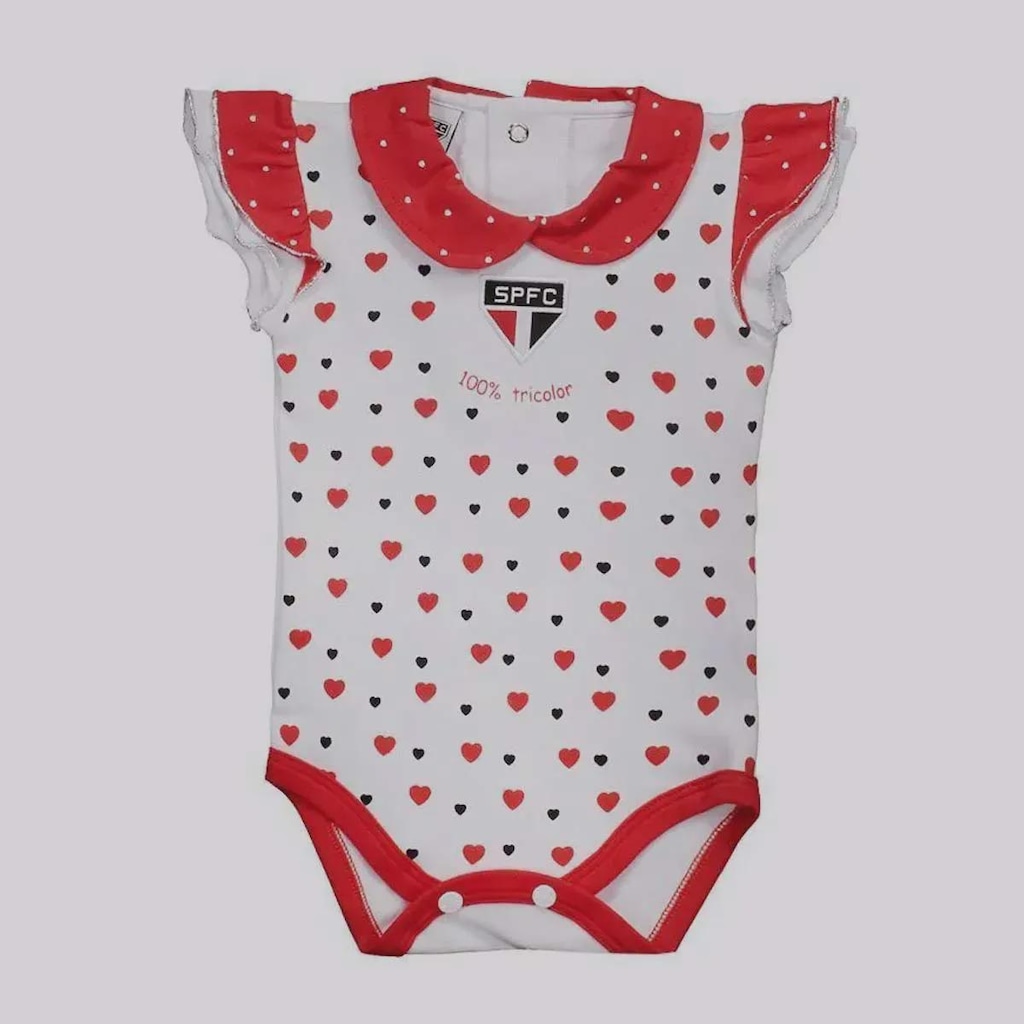 Imagem 2 do produto Body São Paulo Heart e Shield FutFanatics - 2 Unidades - Infantil