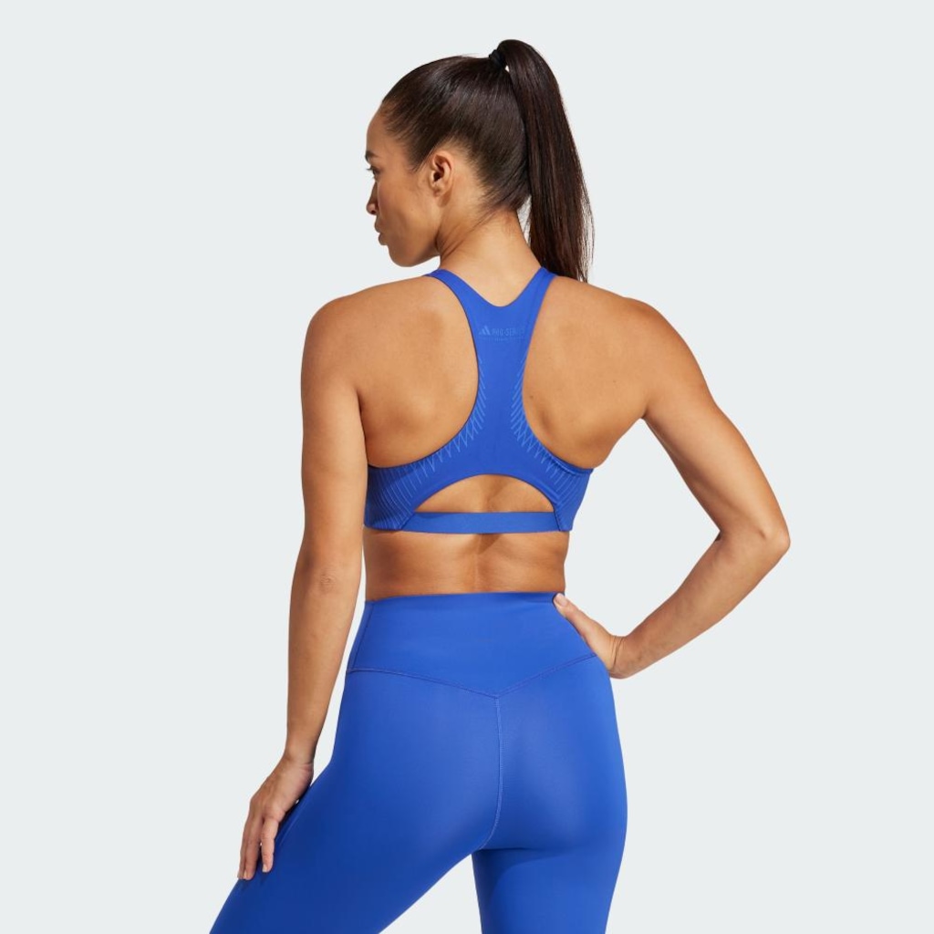 Imagem 3 do produto Top de Treino Feminino adidas Médio Suporte Powerimpact Luxe Proseries