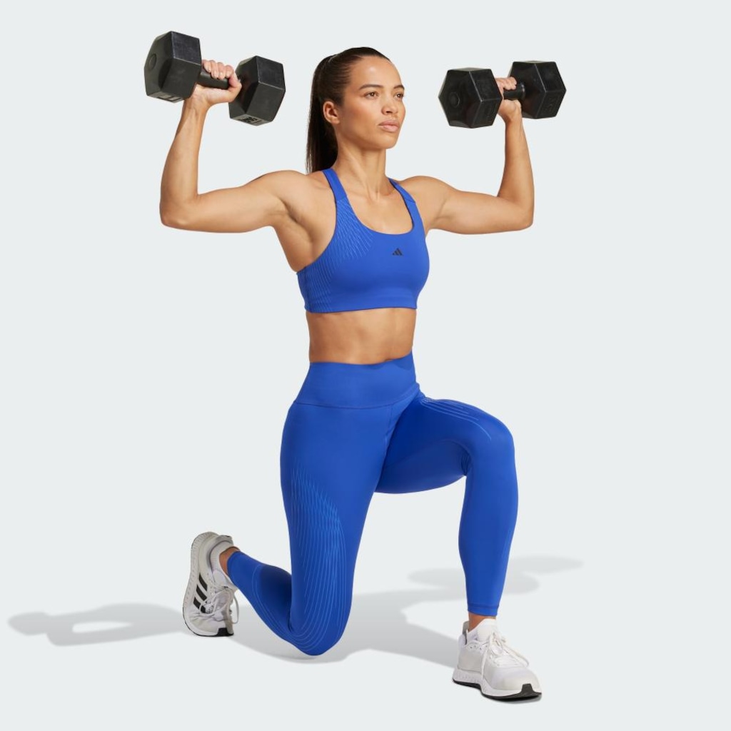 Imagem 4 do produto Top de Treino Feminino adidas Médio Suporte Powerimpact Luxe Proseries