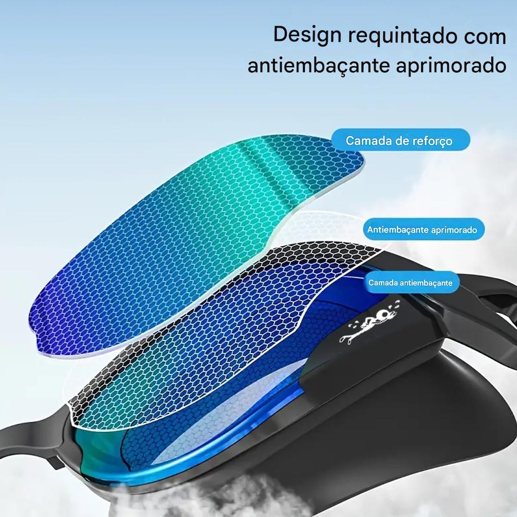 Imagem 3 do produto Óculos de Natação Gold Sports Glacier Pro Performance 10.0 Adulto