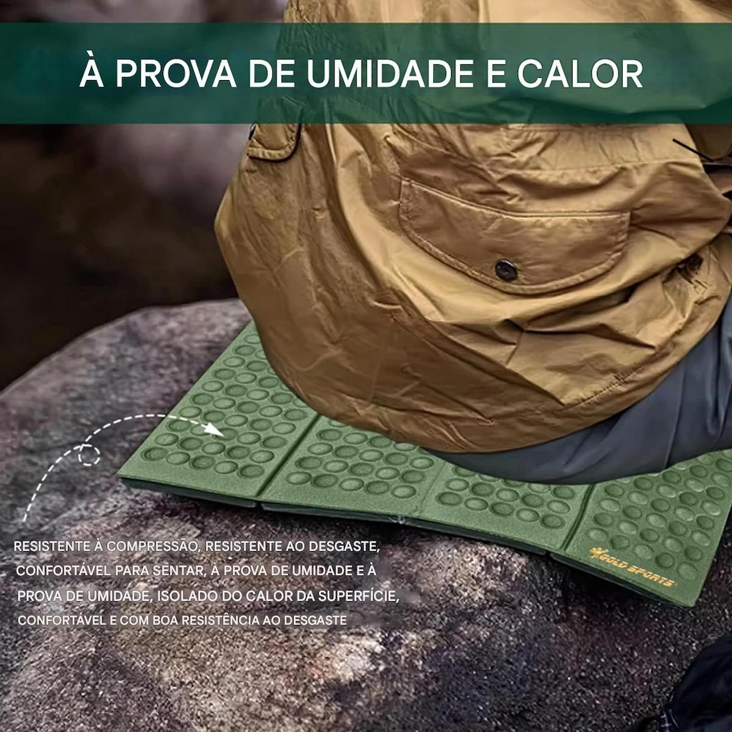 Imagem 2 do produto Tapete Esportivo Gold Sports Dobrável a Prova D'água térmico