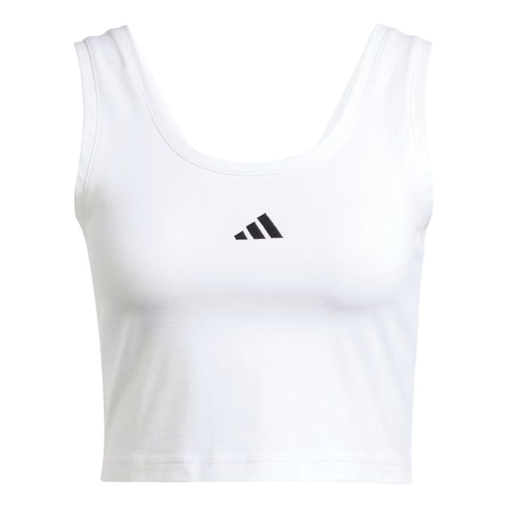 Imagem 4 do produto Camiseta Regata Feminina Adidas Cropped Essentials Small Logo