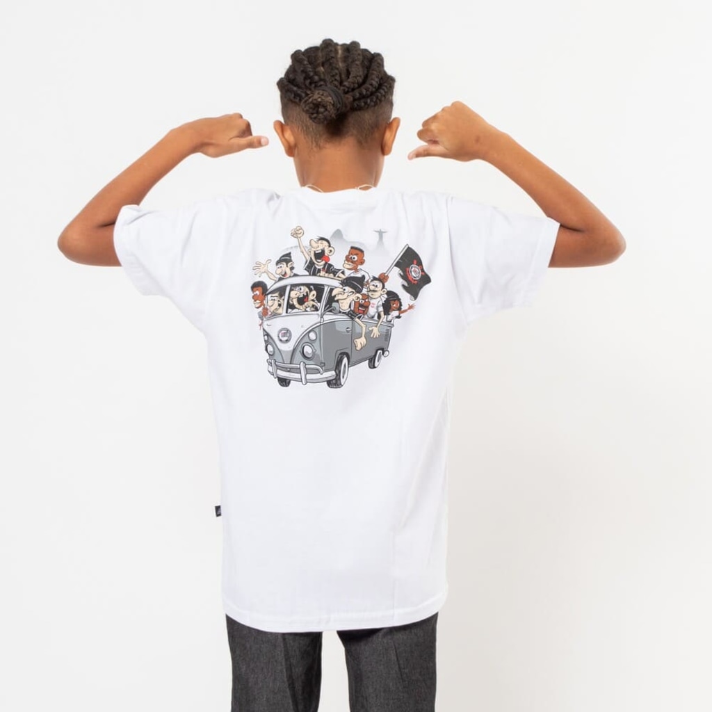 Imagem 2 do produto Camiseta do Corinthians 1976 Surf Center Street Infantil