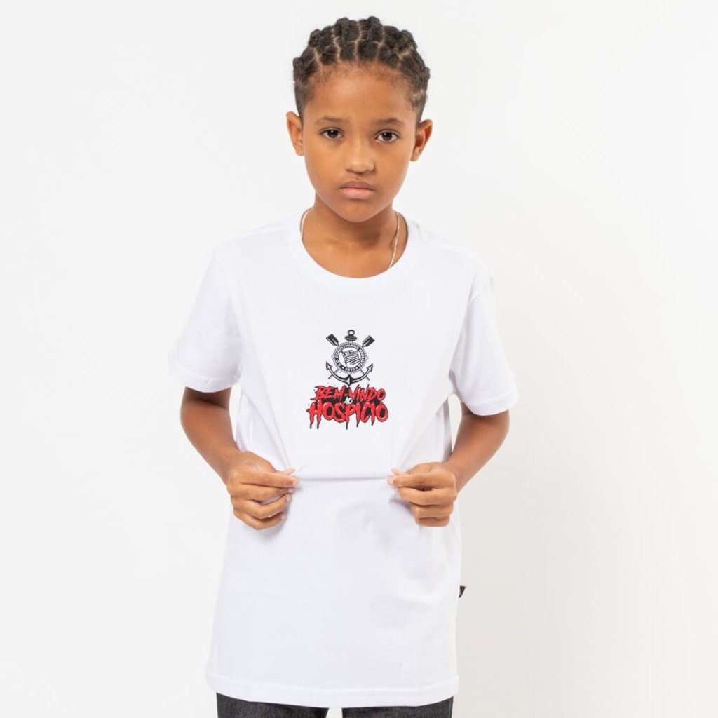 Imagem 3 do produto Camiseta do Corinthians Surf Center Bem Vindo Infantil