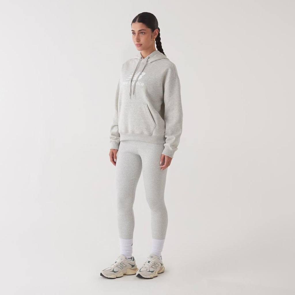 Imagem 4 do produto Blusão com Capuz Com Felpa Essentials Basic Feminino