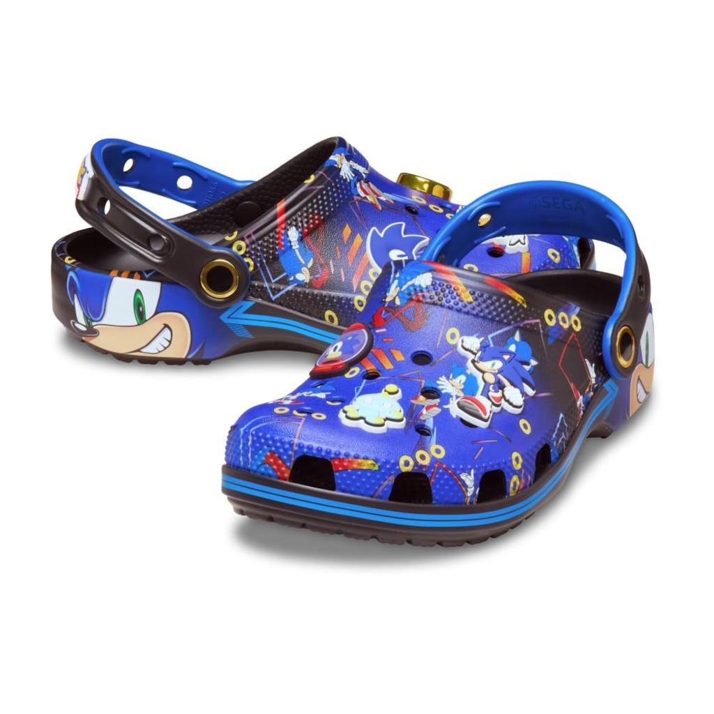 Imagem 4 do produto Sandália Crocs Sonic Print Classic Clog T Multi - Unissex