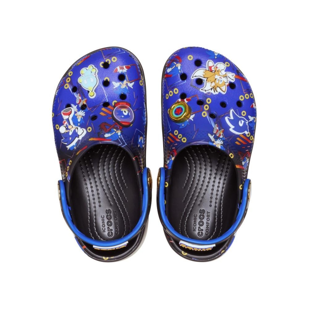 Imagem 5 do produto Sandália Crocs Sonic Print Classic Clog T Multi - Unissex