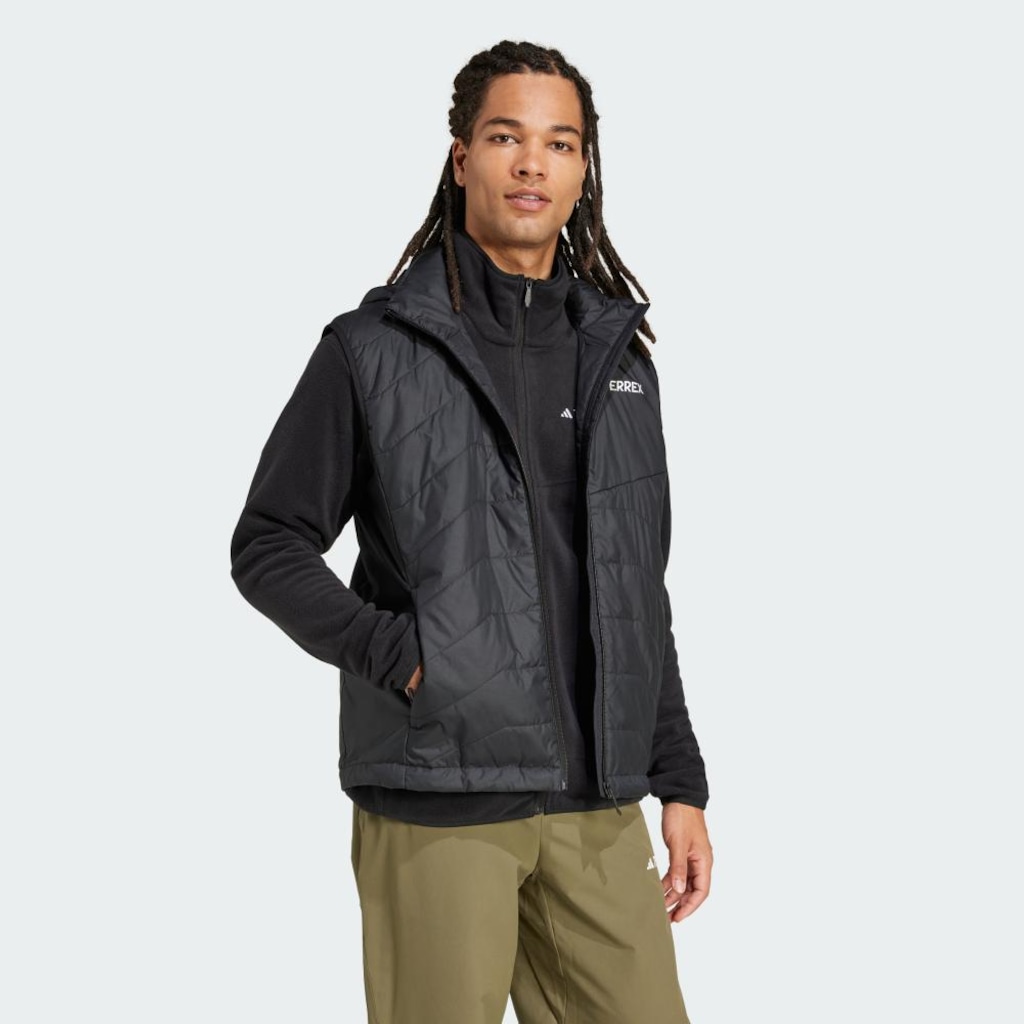Imagem 4 do produto Colete com Capuz Masculino Adidas Isolamento Terrex Multi Climawarm