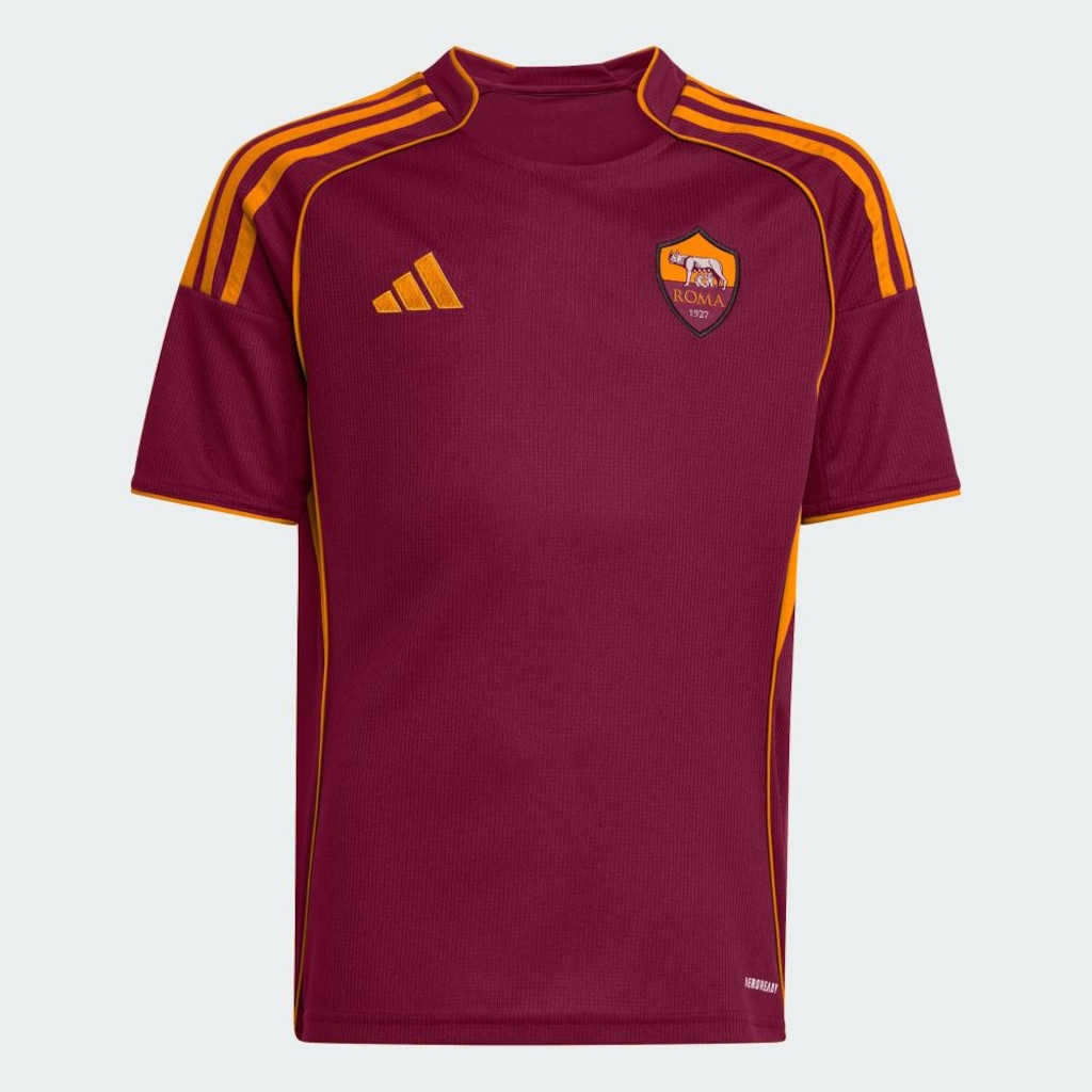 Imagem 2 do produto Camisa AS Roma I 25/26 Infantil Adidas
