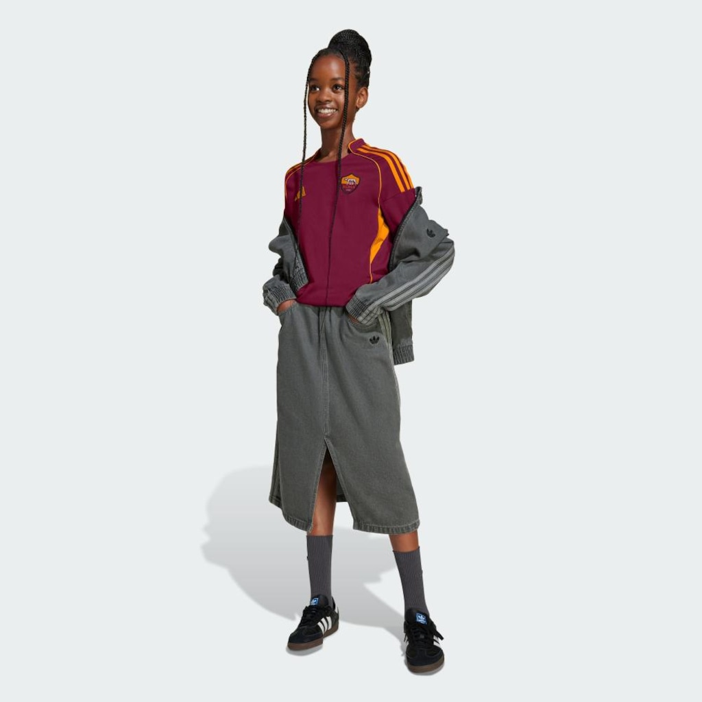 Imagem 4 do produto Camisa AS Roma I 25/26 Infantil Adidas