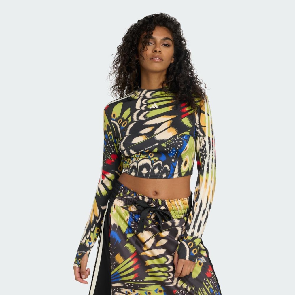 Imagem 4 do produto Camiseta Feminina adidas Manga Longa X Farm Rio Longsleeve