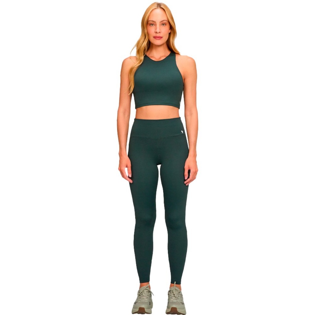 Imagem 4 do produto Calça Legging Alto Giro Bolsos Laterais e Refletivos Feminina