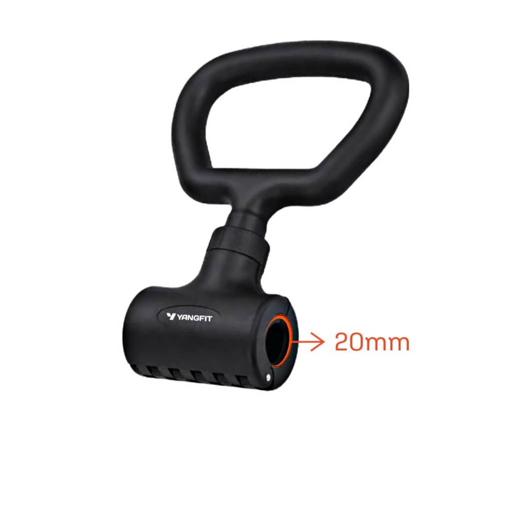 Imagem 4 do produto Kit Barra Supino e Alça Kettlebell Yangfit Com Ajuste Rápido