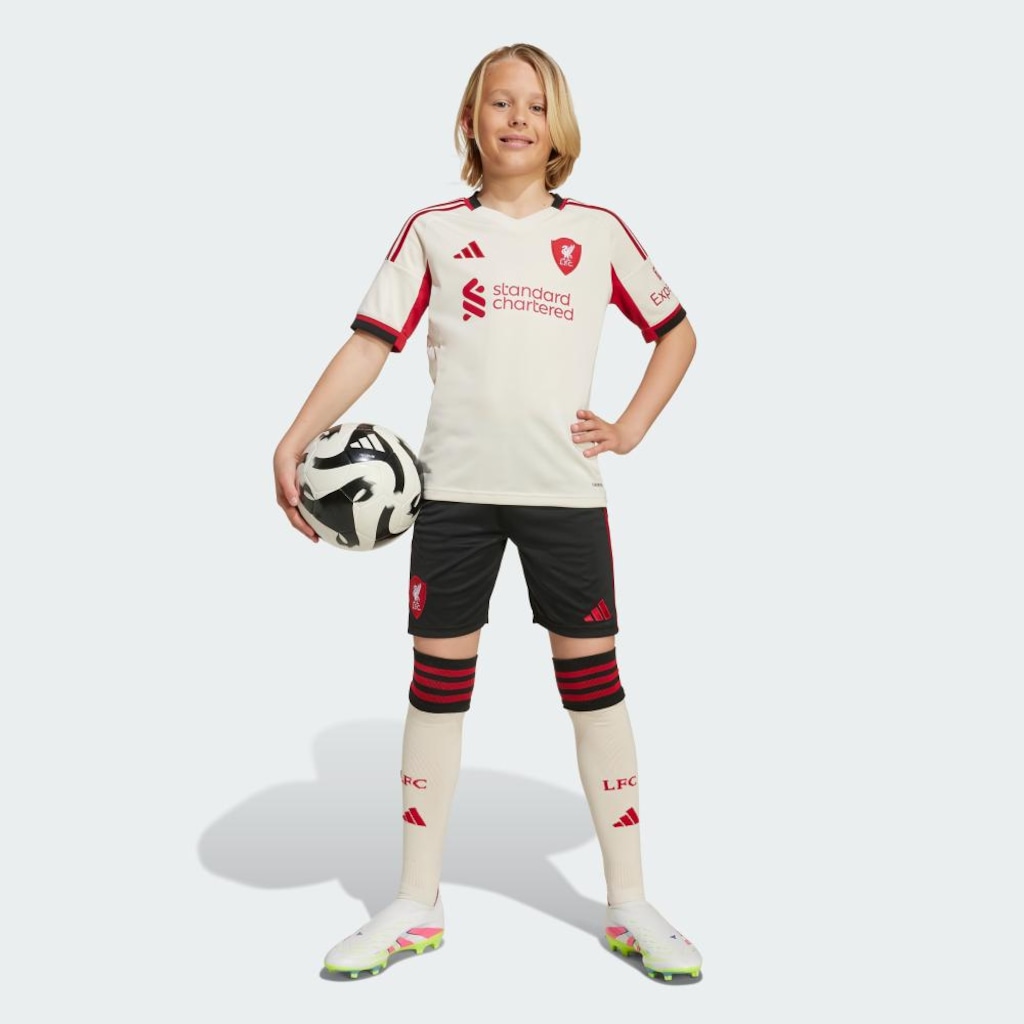Imagem 4 do produto Camisa Liverpool FC II 25/26 Infantil Adidas