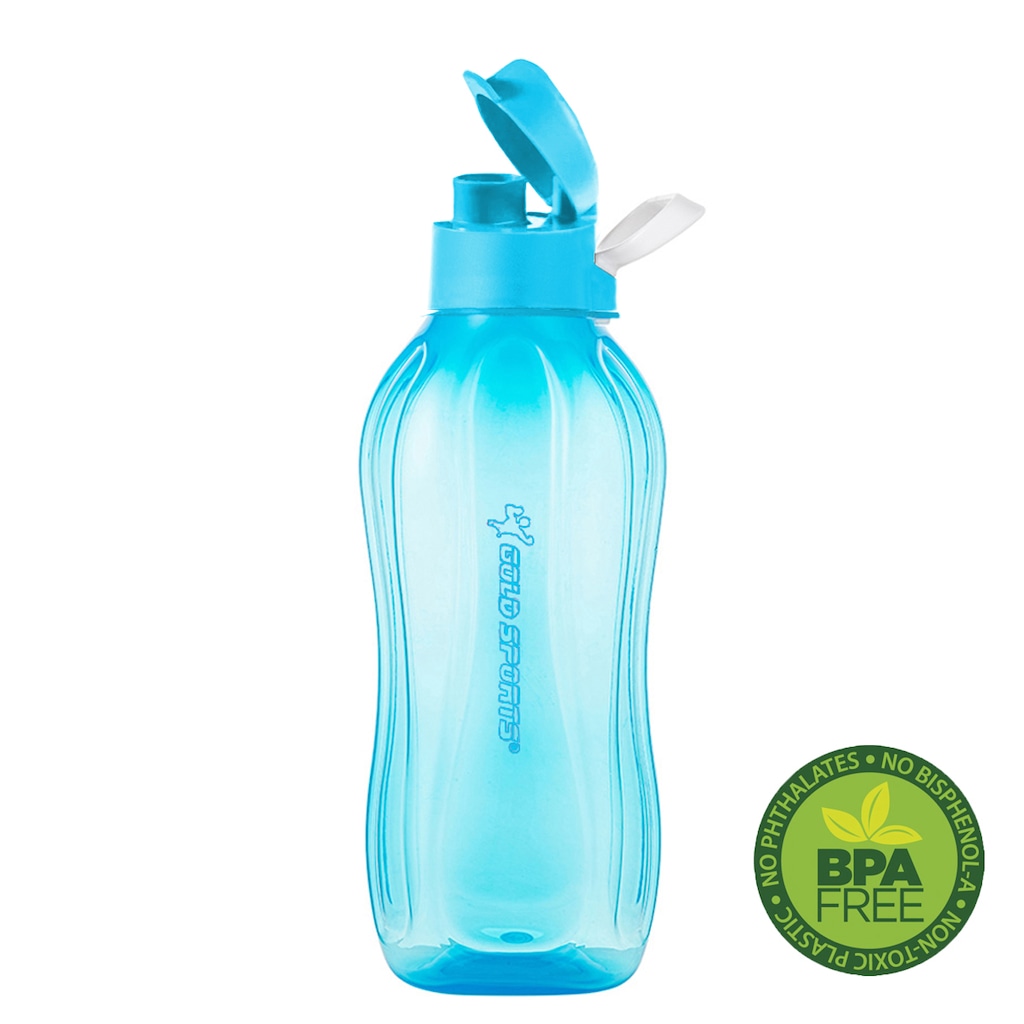 Imagem 2 do produto Garrafa Squeeze Plástica Gold Sports Resistente II Translucida - 2L