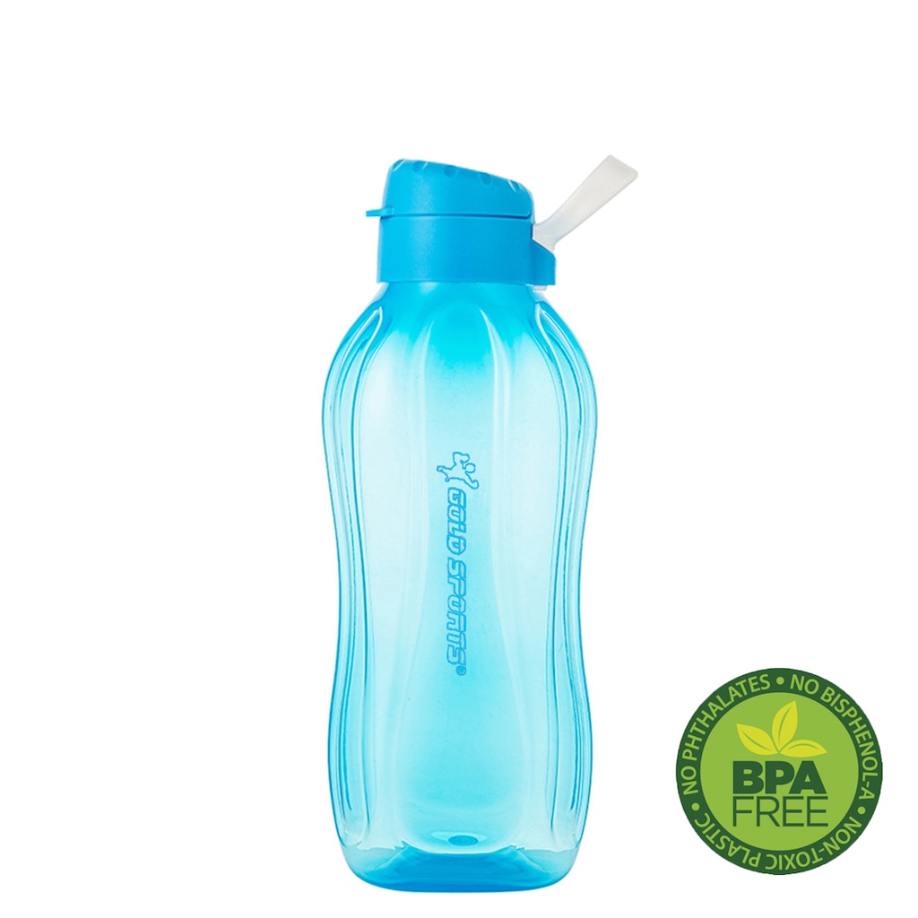 Imagem 3 do produto Garrafa Squeeze Plástica Gold Sports Resistente II Translucida - 2L