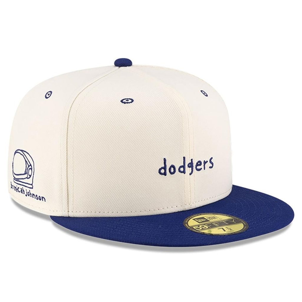 Imagem 3 do produto Boné Masculino New Era 59Fifty Fitted Micah Johnson x Los Angeles Dodgers Script MLB