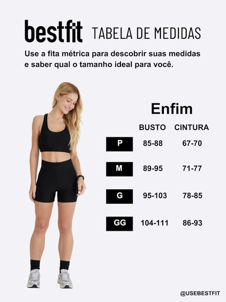 Imagem 5 do produto Top Nadador Feminino Enfim Active Básico