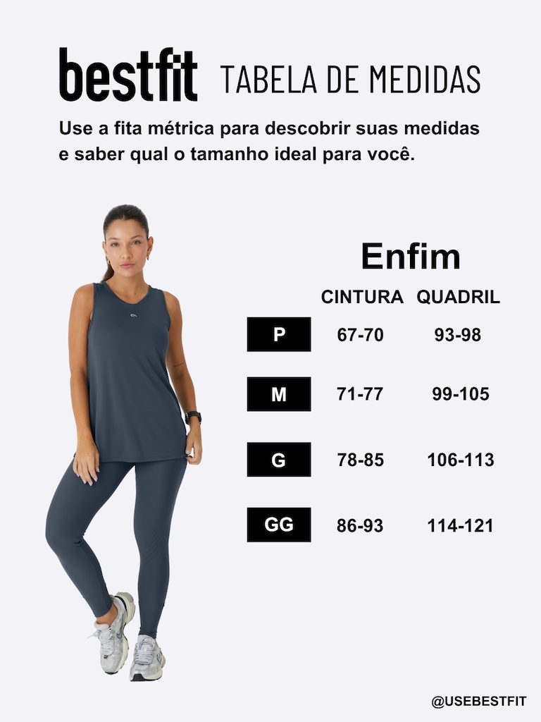 Imagem 3 do produto Calça Legging Feminina Enfim Active Estampada
