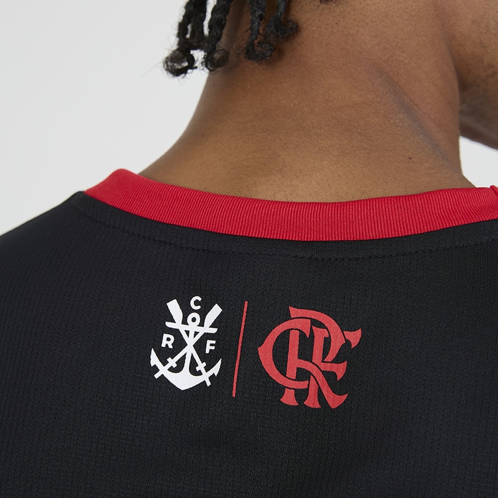Imagem 5 do produto Camisa do Flamengo Masculina Emoção Rubro Negro Braziline