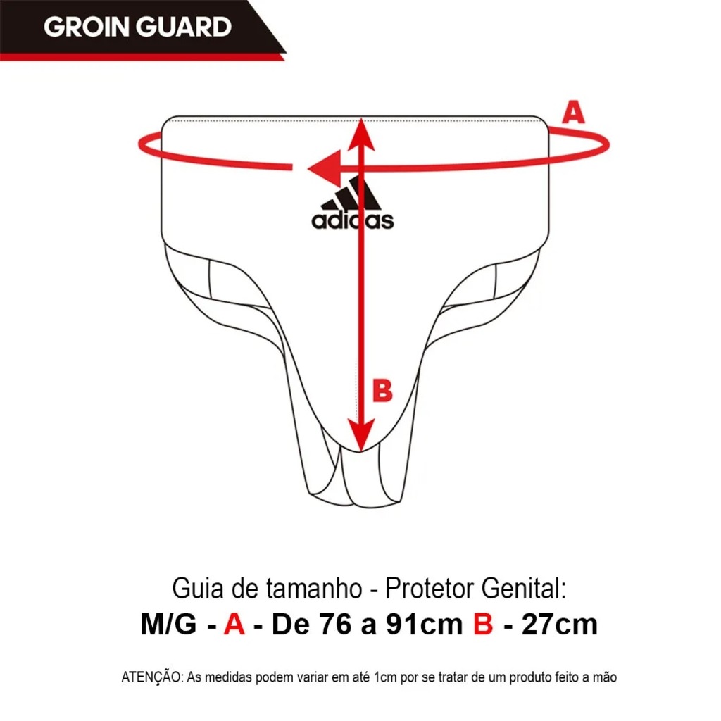 Imagem 2 do produto Cinturão Protetor Genital adidas Hybrid Pro Adibp111M