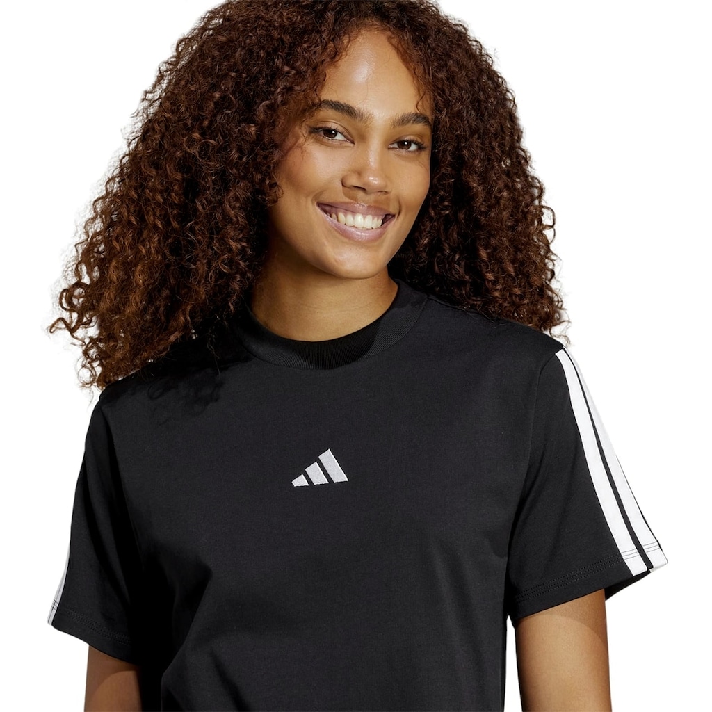 Imagem 3 do produto Camiseta Feminina Adidas Essentials 3 Stripes Treino