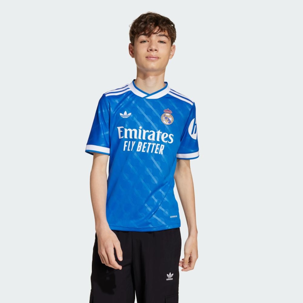 Imagem 3 do produto Camisa Real Madrid III 25/26 Infantil Adidas