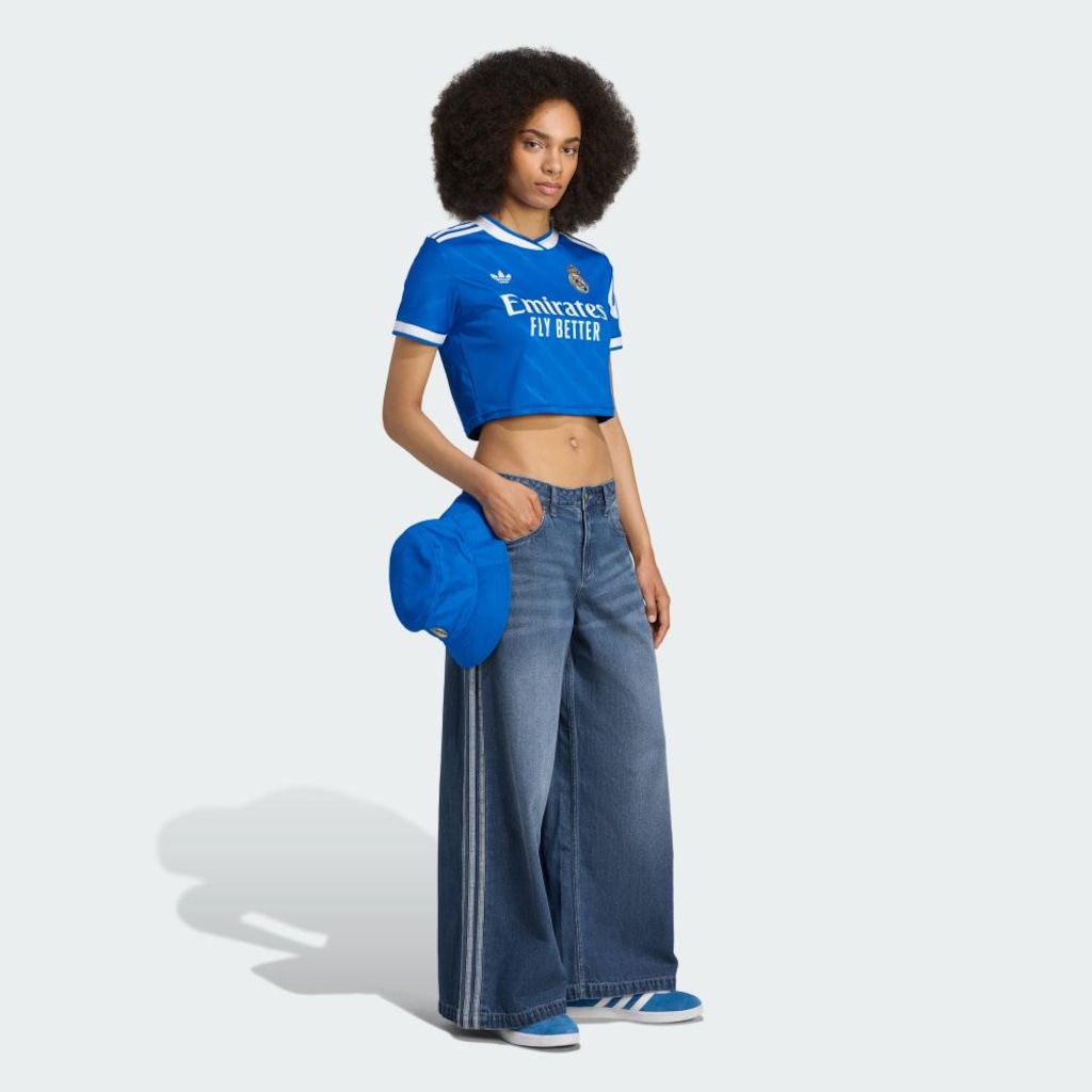 Imagem 4 do produto Camisa Real Madrid III 25/26 Feminina Adidas Recortado