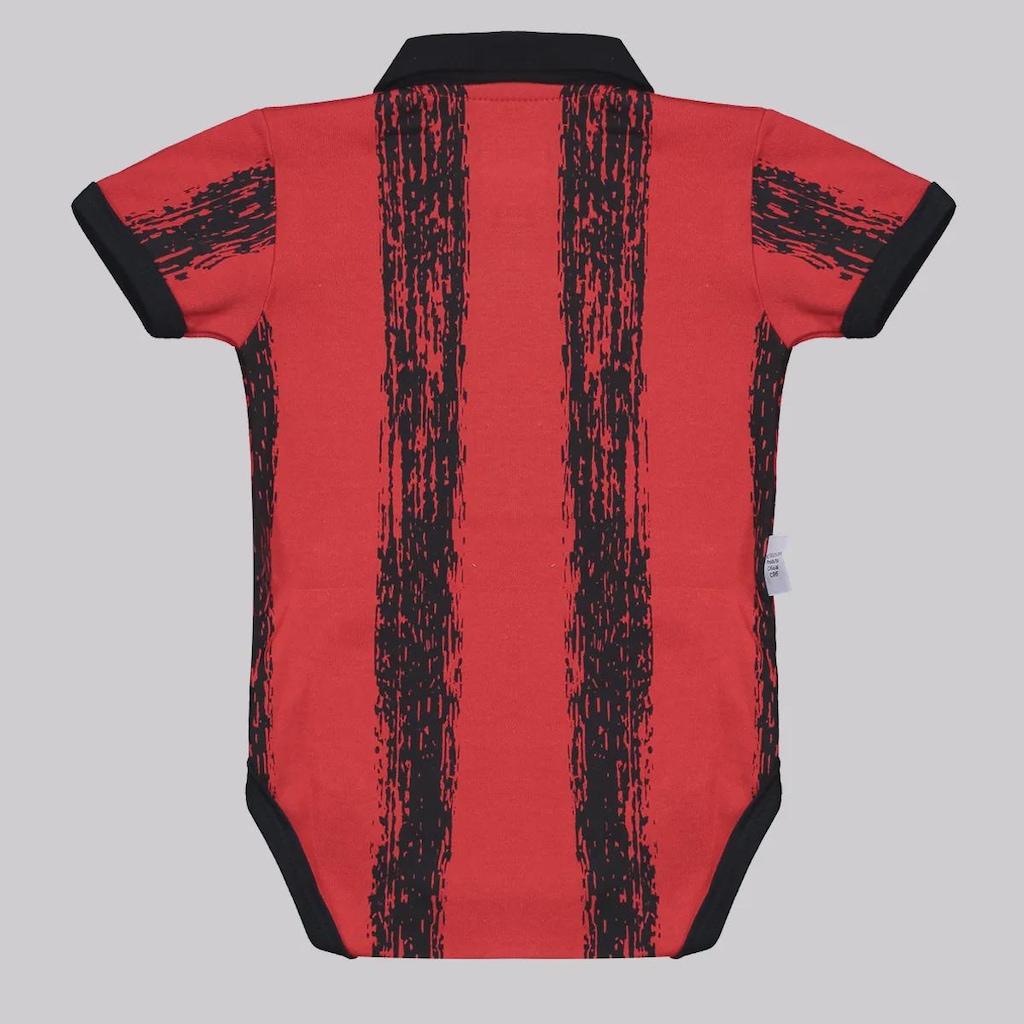 Imagem 2 do produto Body FutFanatics Polo do Flamengo Listrado Infantil
