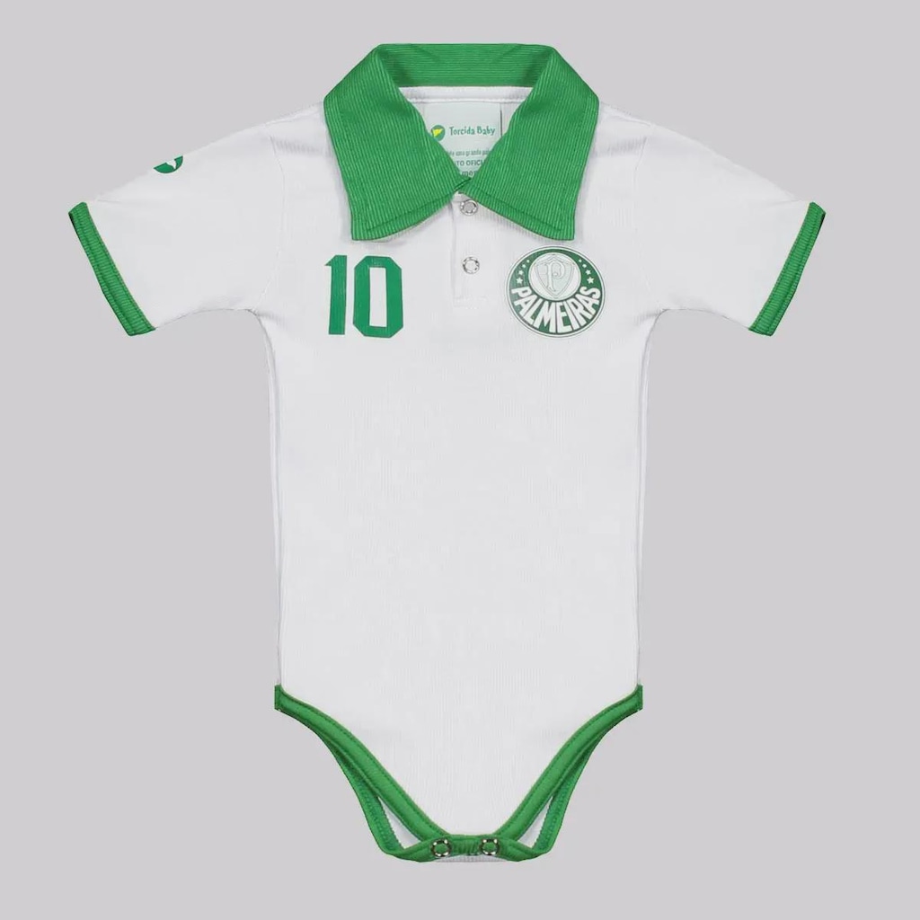 Imagem 2 do produto Bodys FutFanatics do Palmeiras Polo - 2 unidades - Infantil