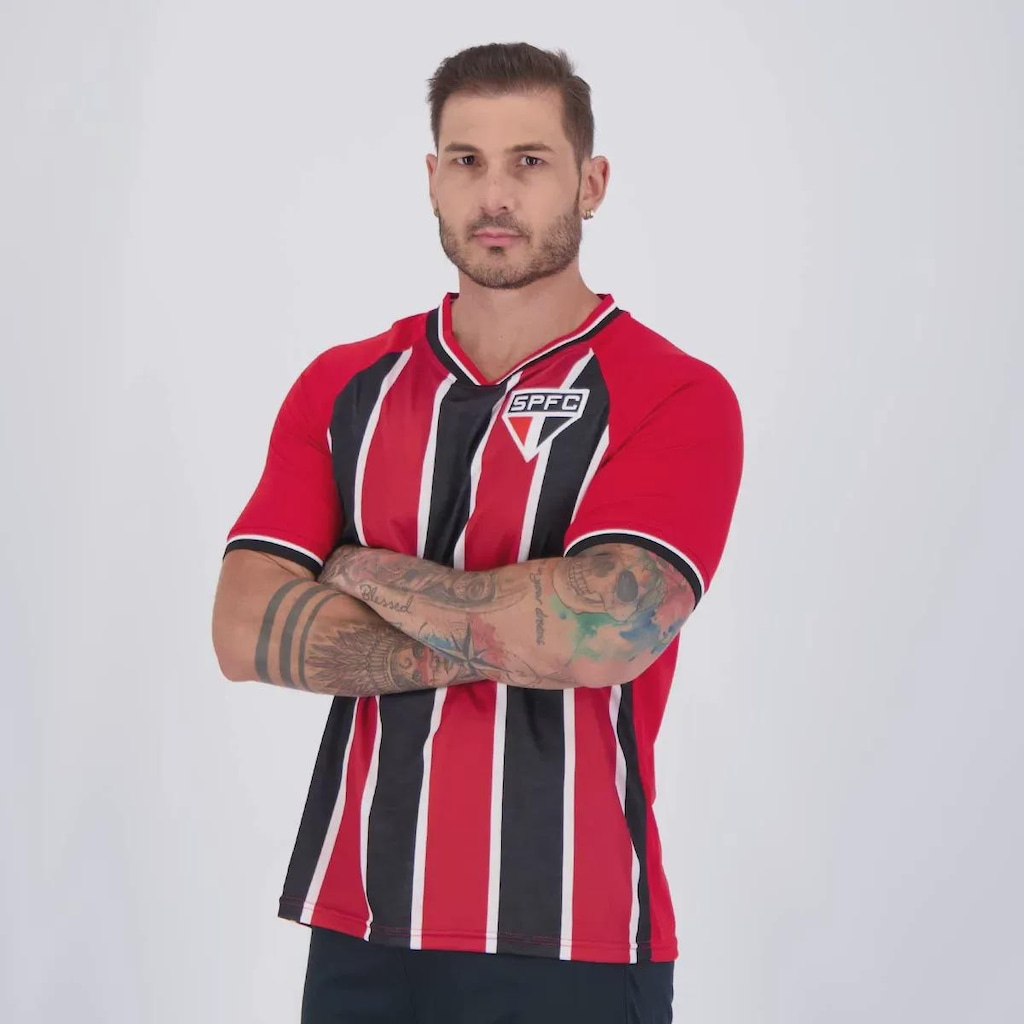 Imagem 4 do produto Camisa FutFanatics do São Paulo Calleri 9 Listras Masculina